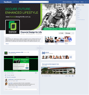 Facebook Design by gekgrfx for this project | Design: #1436358