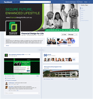 Facebook Design by gekgrfx for this project | Design: #1436361