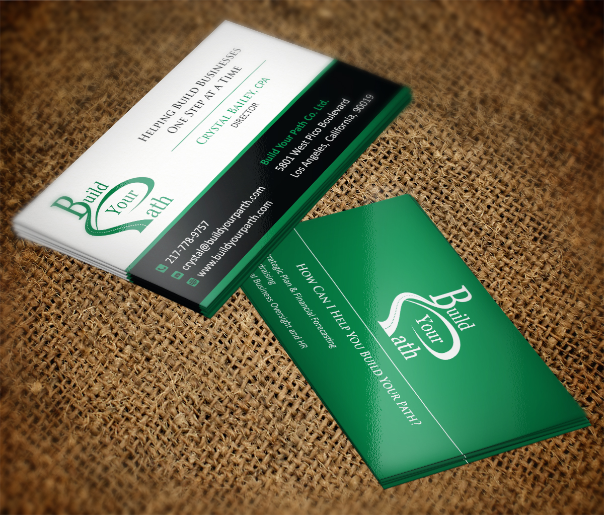 Business Card Design by MT for Build Your Path Consulting | Design #4992037