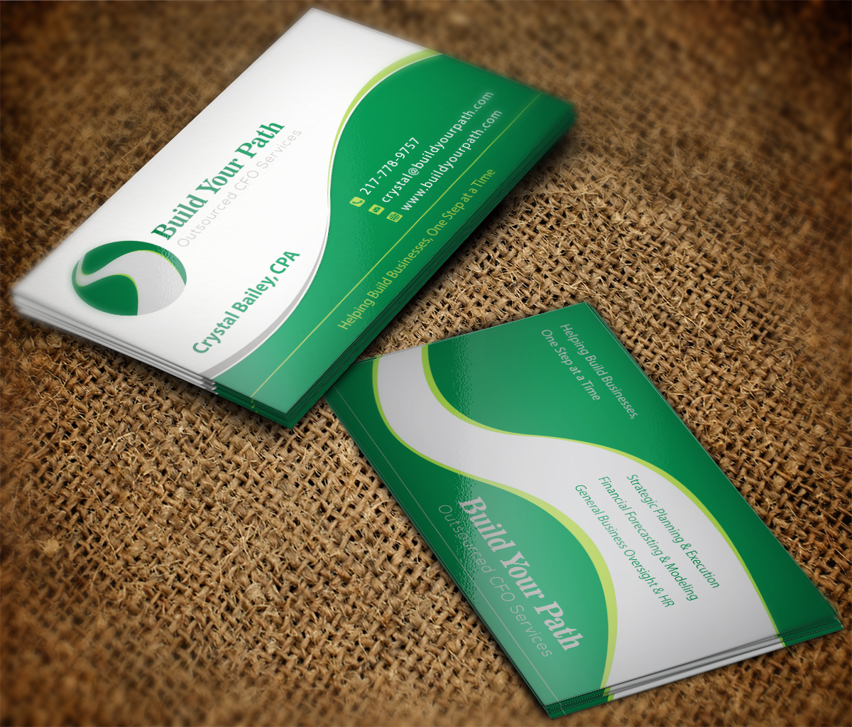 Business Card Design by MT for Build Your Path Consulting | Design #5031205