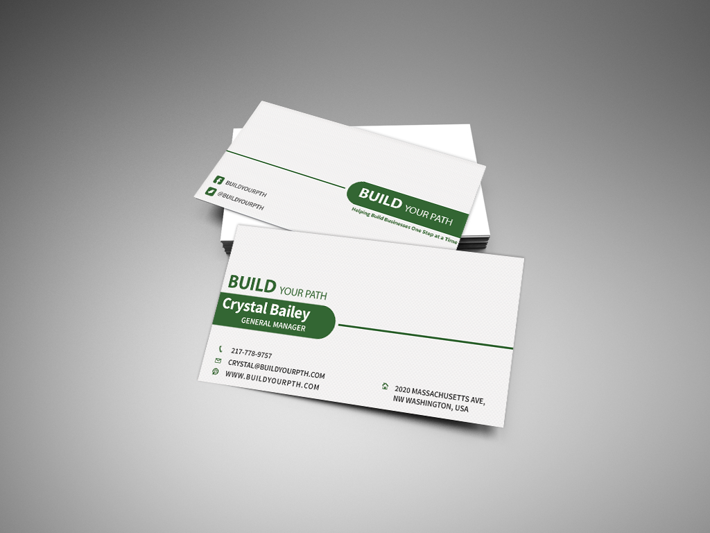 Business Card Design by Oudinihs for Build Your Path Consulting | Design #4993556