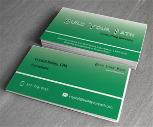 Business Card Design by toron00 for Build Your Path Consulting | Design: #4976592