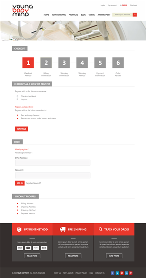 Web Design by Silverfox Studio for YoungBodyMind.com | Design: #5187991