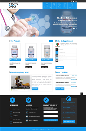 youngbodymind.com and pingclinic.com | Web Design par Sbss