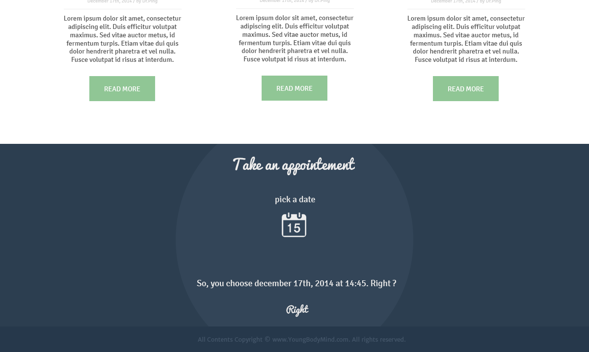 Diseño Web por Renol para YoungBodyMind.com | Diseño #5086241