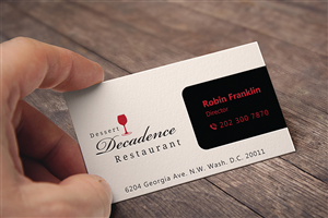 dessert restaurant | Design de Carte de Visite par MT