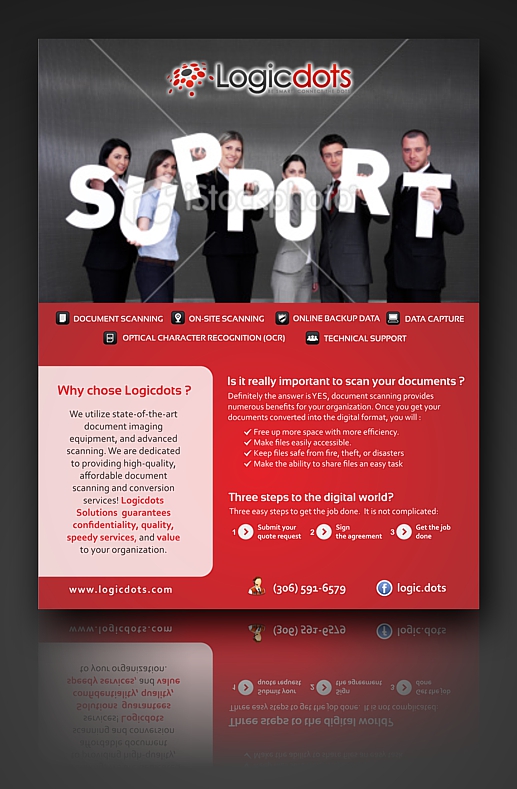 Flyer Design by lookedaeng for Logicdots  Solutions | Design #1400006