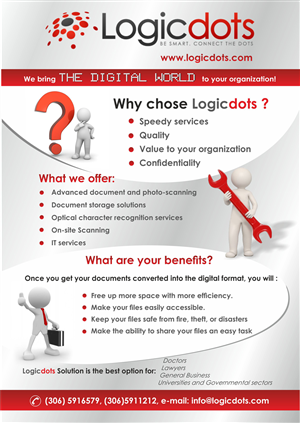 Design de Flyer par IneseRo pour Logicdots  Solutions | Design : #1401499