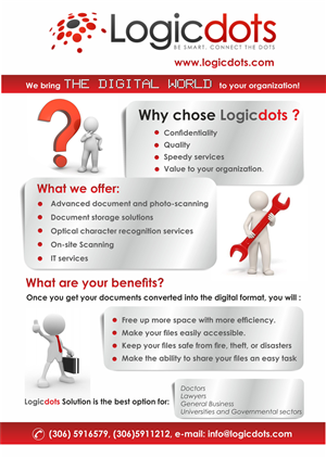 Design de Flyer par IneseRo pour Logicdots  Solutions | Design : #1401503