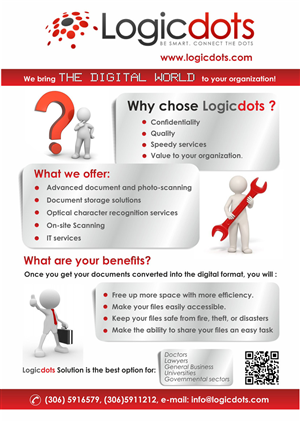 Design de Flyer par IneseRo pour Logicdots  Solutions | Design : #1407637