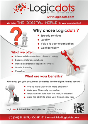 Design de Flyer par IneseRo pour Logicdots  Solutions | Design : #1407641