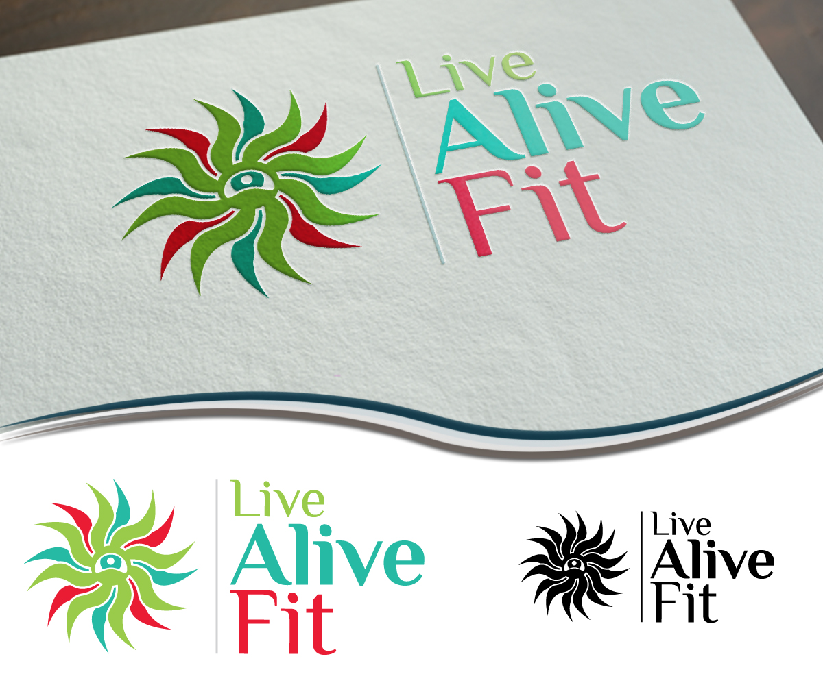 Logo Design by The Logo Island for Live Alive Fit | Design #5001564