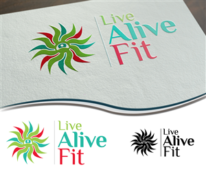 Logo Design by The Logo Island for Live Alive Fit | Design #5001564