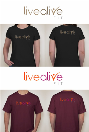 Logo Design by J Mahesh for Live Alive Fit | Design: #4978878