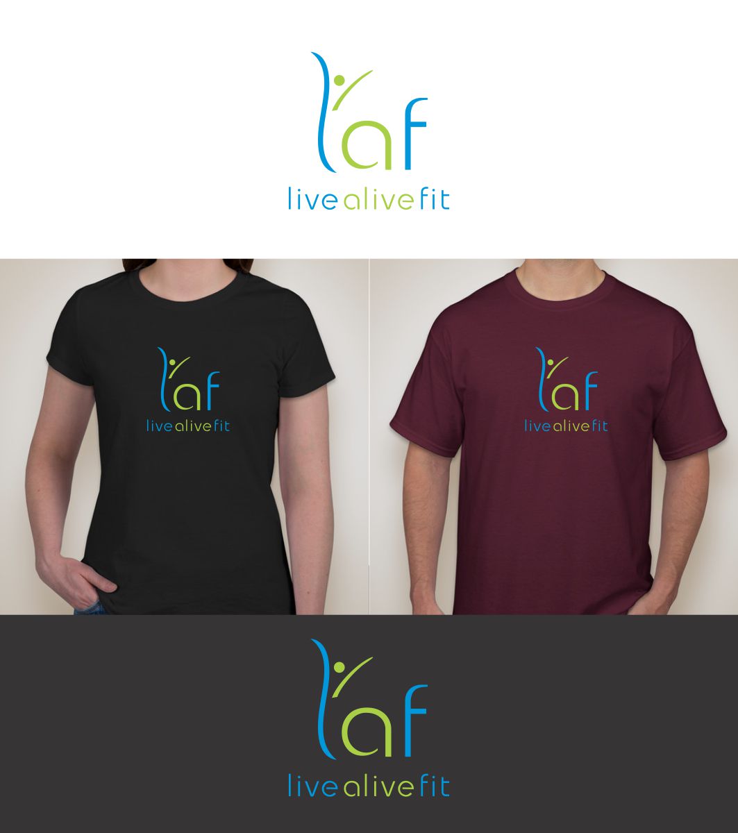 Logo Design by J Mahesh for Live Alive Fit | Design #4980019