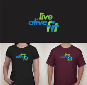 Diseño de Logo por J Mahesh para Live Alive Fit | Diseño: #5011458