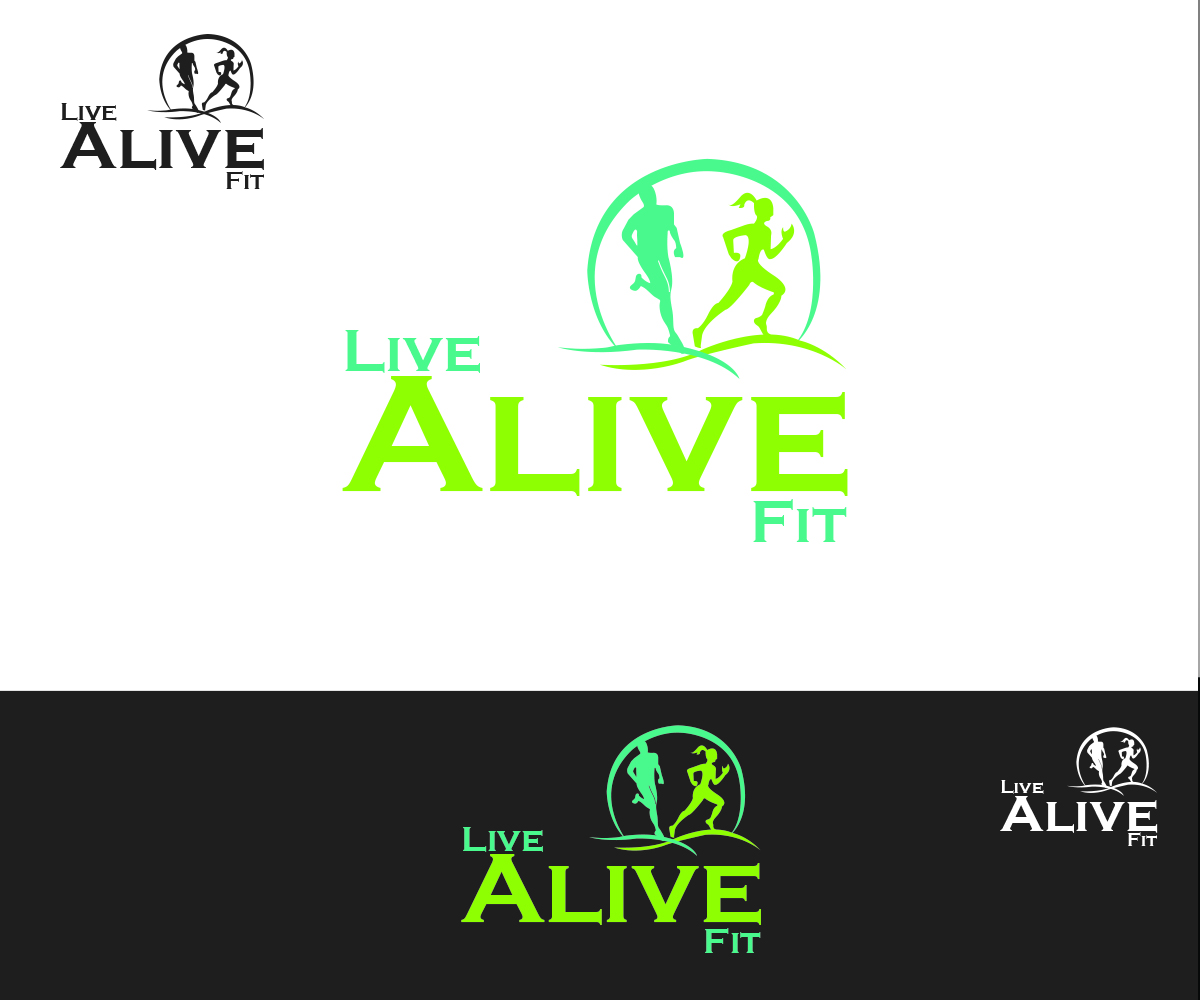 Logo Design by TGDesigns for Live Alive Fit | Design #5003207