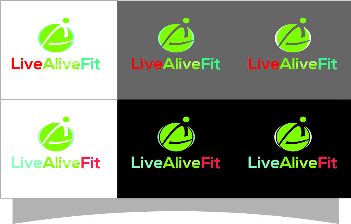 Logo Design by r-toha for Live Alive Fit | Design #4998091
