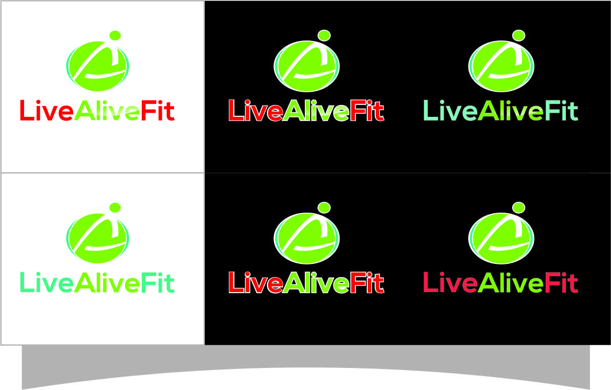 Logo Design by r-toha for Live Alive Fit | Design #4998098