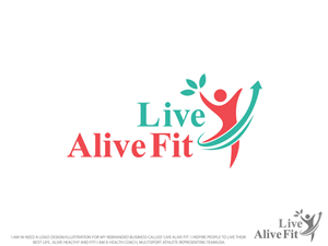 Logo Design by Colorflix™ for Live Alive Fit | Design: #4975287