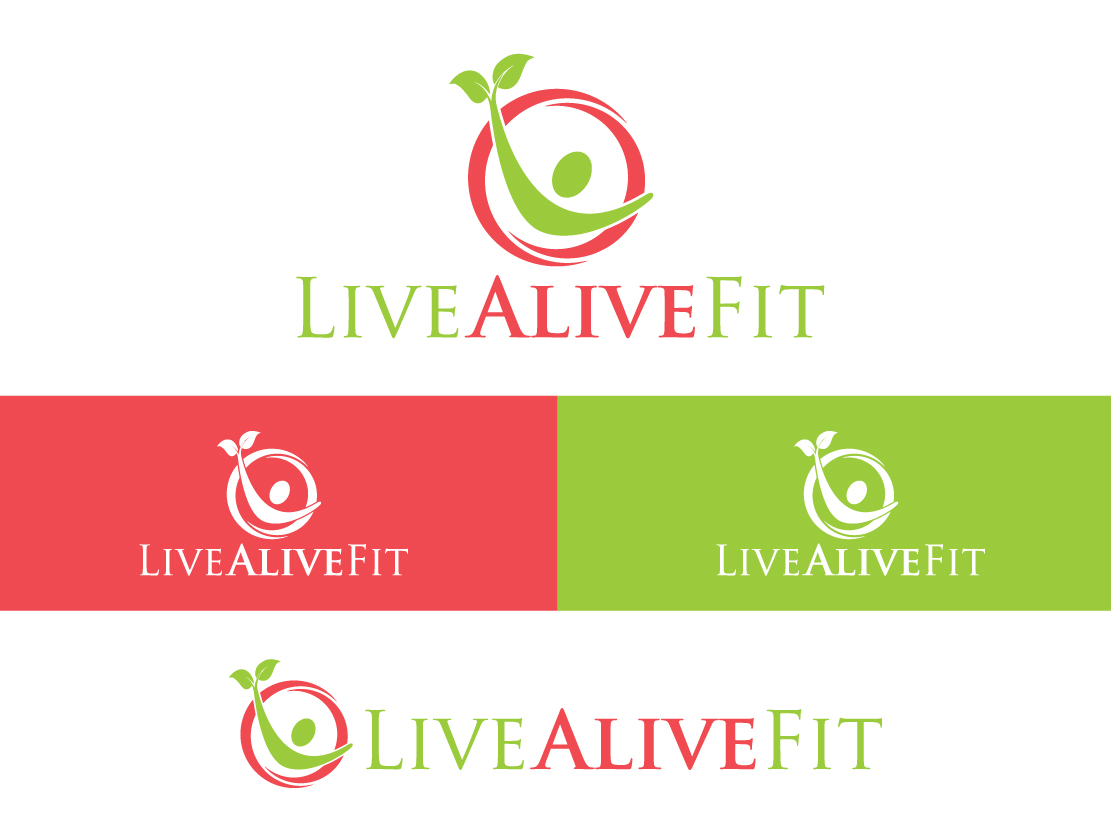 Logo Design by Colorflix™ for Live Alive Fit | Design #4975297