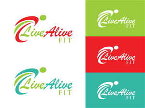 Logo Design by Colorflix™ for Live Alive Fit | Design: #4975302