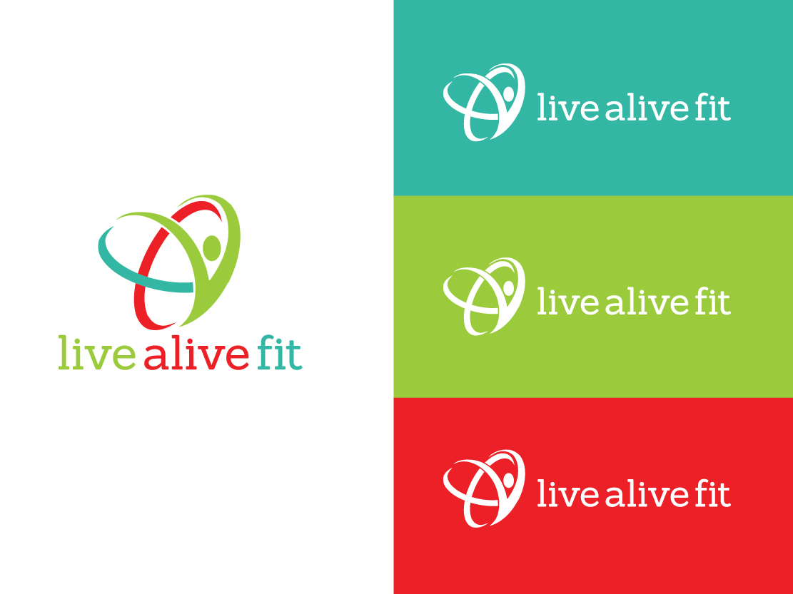 Logo Design by Colorflix™ for Live Alive Fit | Design #4975307