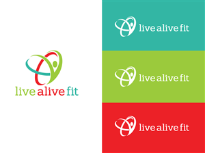 Logo Design by Colorflix™ for Live Alive Fit | Design: #4975307