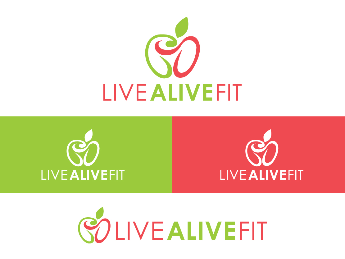 Logo-Design von Colorflix™ für Live Alive Fit | Design #4980172