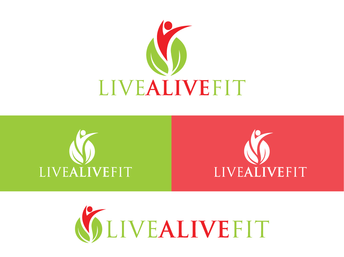 Diseño de Logo por Colorflix™ para Live Alive Fit | Diseño #4980360