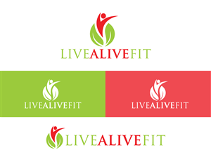 Diseño de Logo por Colorflix™ para Live Alive Fit | Diseño: #4980360