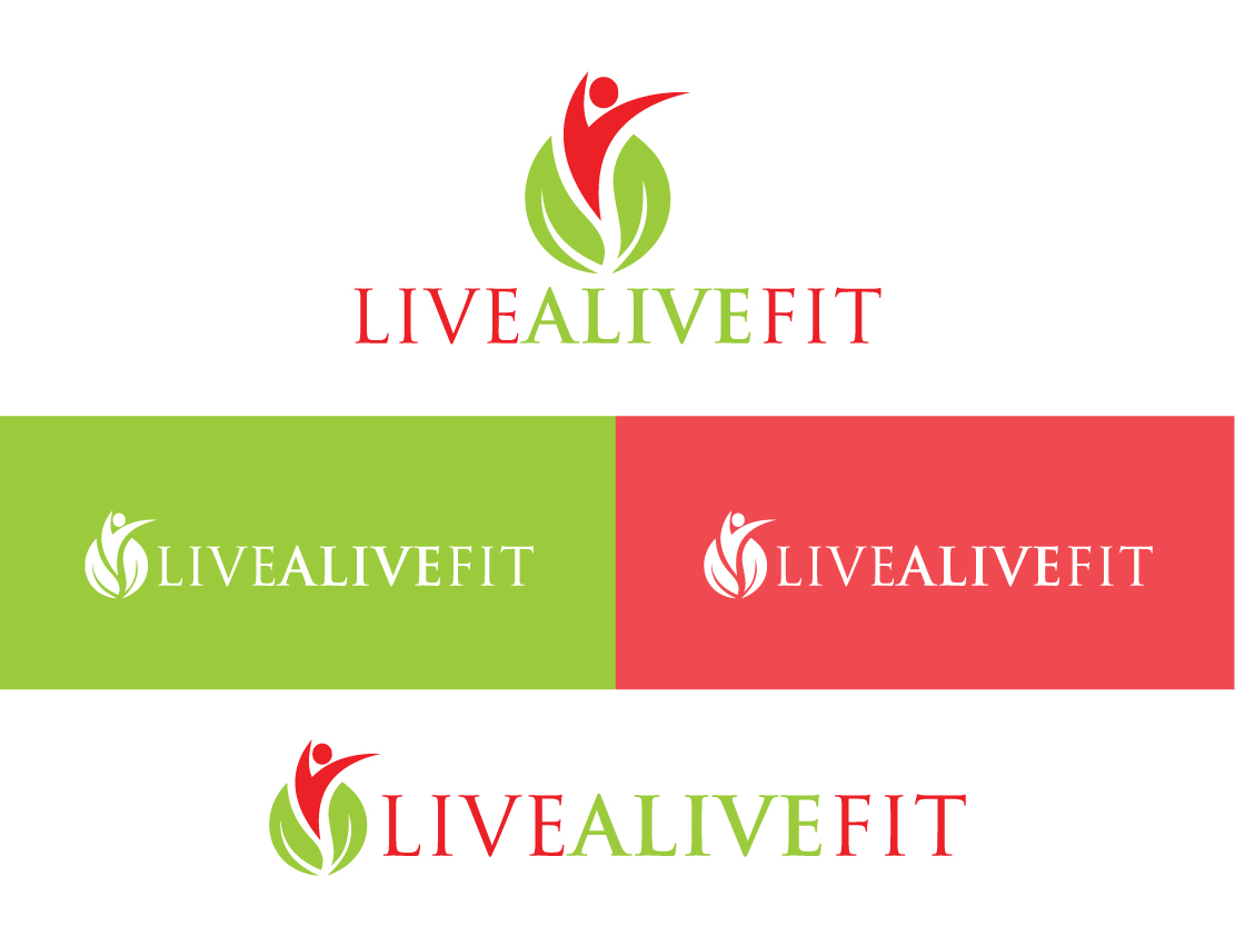 Logo Design by Colorflix™ for Live Alive Fit | Design #4980365