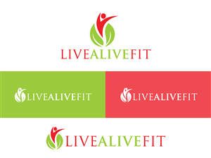 Logo Design by Colorflix™ for Live Alive Fit | Design: #4980365