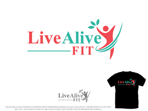 Diseño de Logo por Colorflix™ para Live Alive Fit | Diseño: #4980440