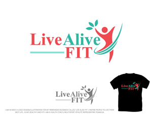 Diseño de Logo por Colorflix™ para Live Alive Fit | Diseño: #4993414