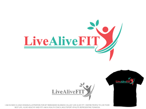 Diseño de Logo por Colorflix™ para Live Alive Fit | Diseño: #4993417