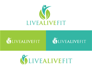 Logo Design by Colorflix™ for Live Alive Fit | Design: #5011134
