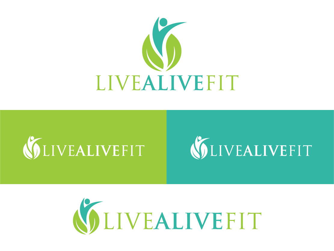 Logo Design by Colorflix™ for Live Alive Fit | Design #5019241