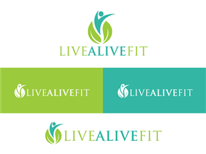 Logo Design by Colorflix™ for Live Alive Fit | Design: #5019241