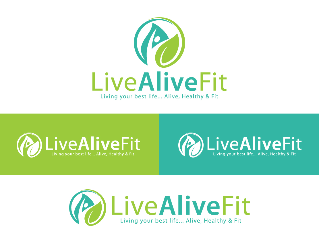 Logo Design by Colorflix™ for Live Alive Fit | Design #5050014