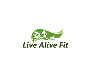 Logo Design by Edu Morente for Live Alive Fit | Design #4973782