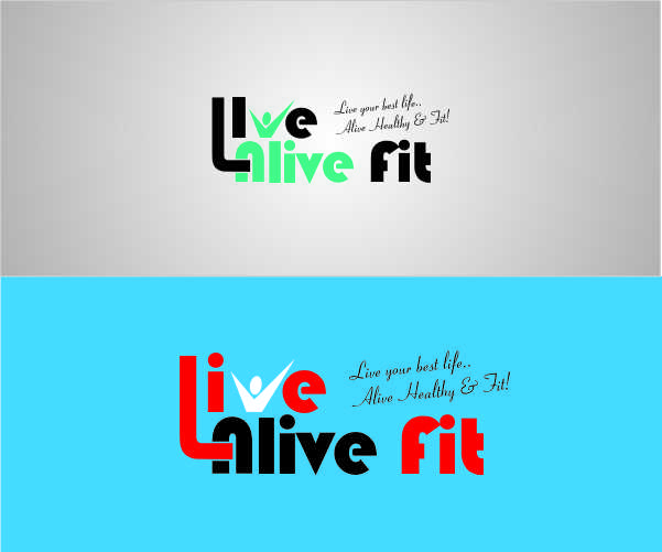 Logo Design by Kamal for Live Alive Fit | Design #4976395