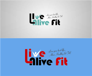 Diseño de Logo por Kamal para Live Alive Fit | Diseño: #4976395