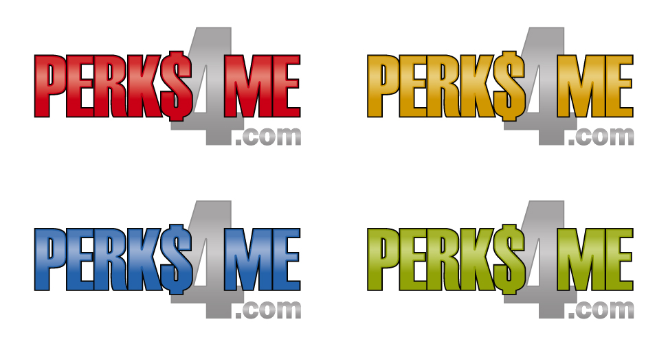 Logo Design by Resurrection Design Studio for Perks4Me.com | Design #6499