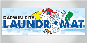 DARWIN CITY LAUNDROMAT | Design de Panneau par Maestroto