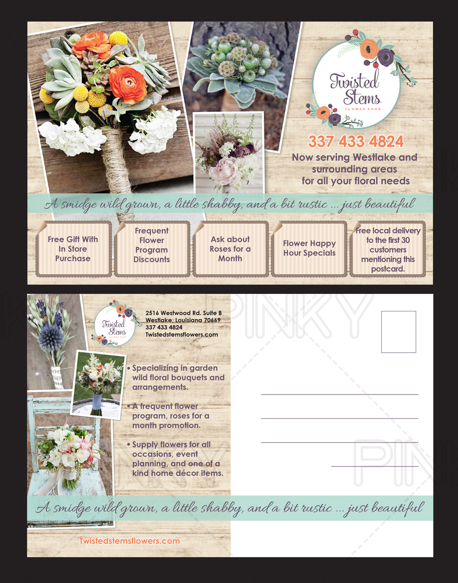 Postcard Design by Pinky  for this project | Design #5032137