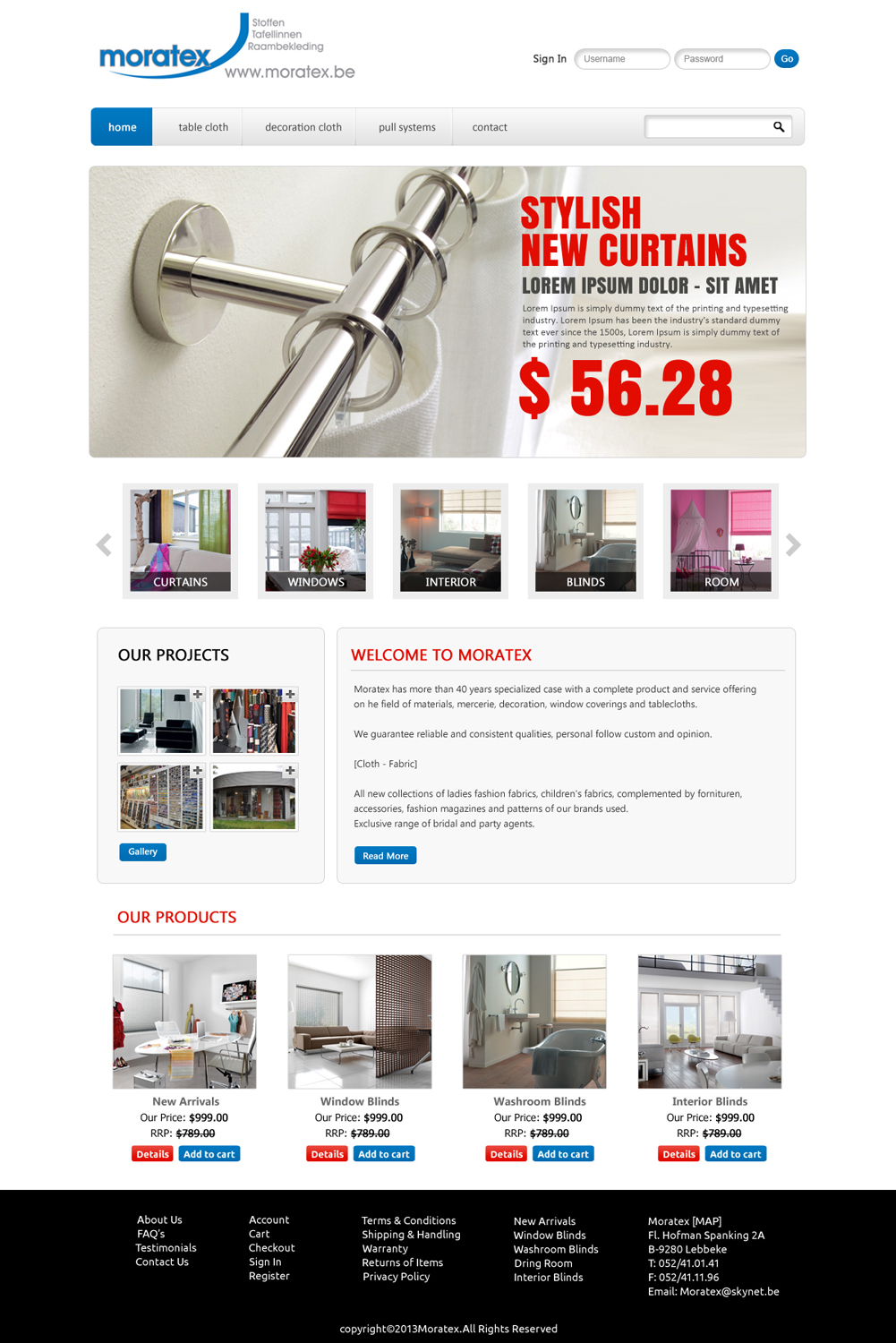 Web Design by OM for Geert Verschueren | Design #1420081