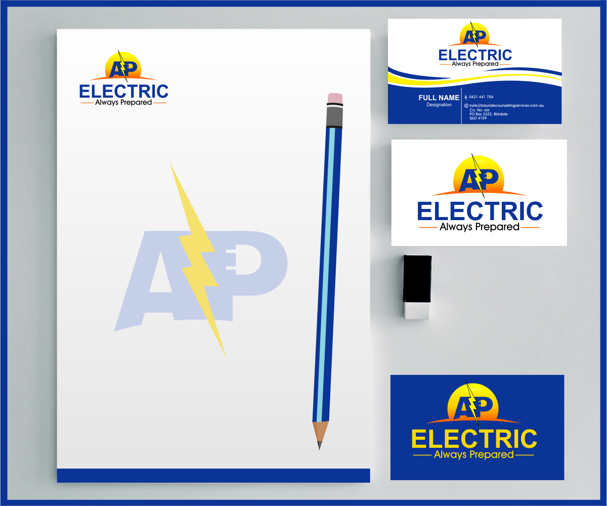 Logo Design by Sarah Graphic for AP Electric | Design: #5020303