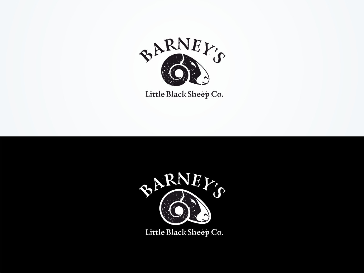 Logo Design by Atvento Graphics for Barney''s Little Black Sheep Co. | Design #4980044