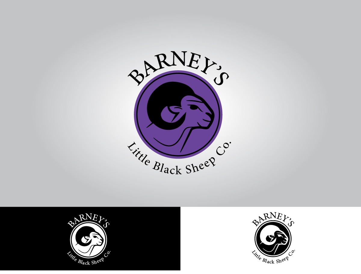Diseño de Logo por Kristijan Trajchev para Barney''s Little Black Sheep Co. | Diseño #4977017